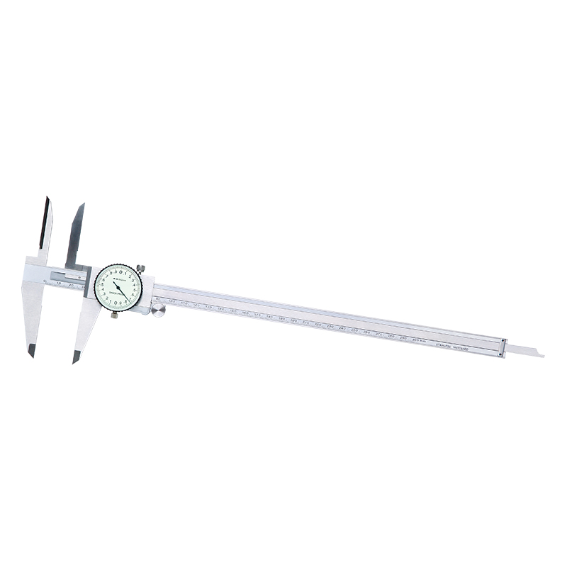 Dial Calipers With Long Upper Jaws
