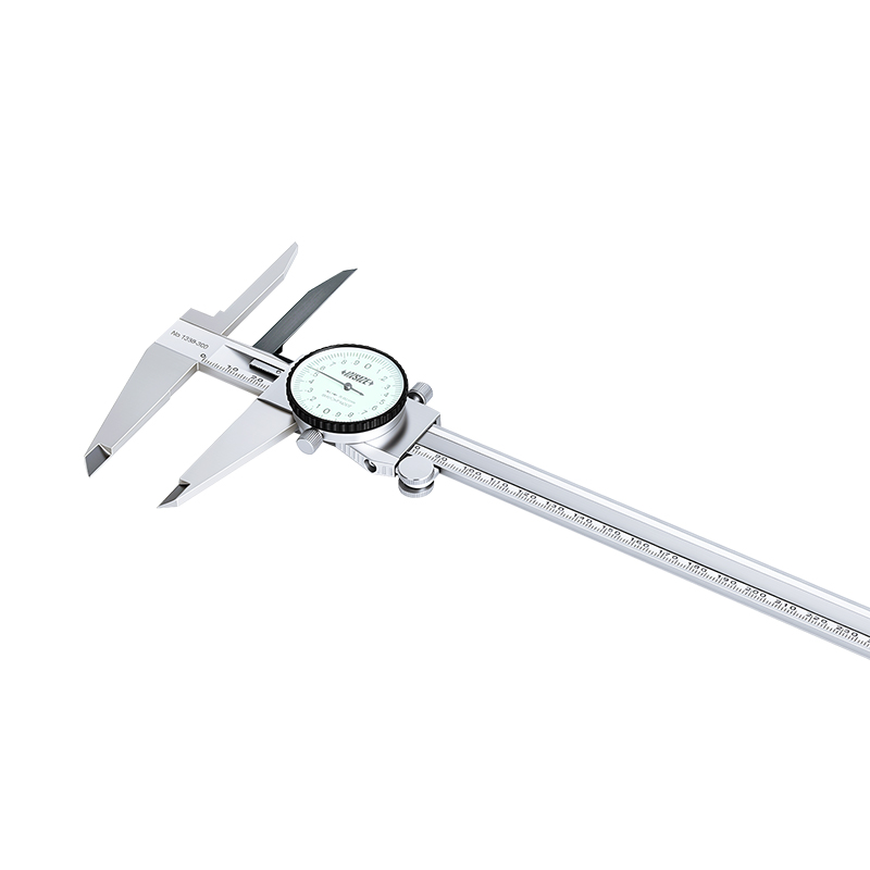 Dial Calipers With Long Upper Jaws