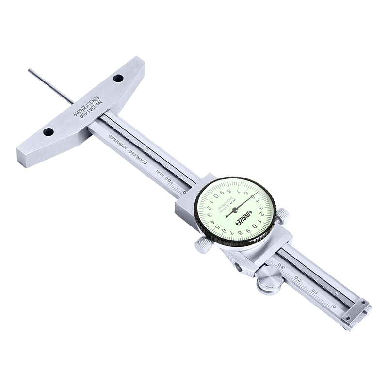 Dial Depth Gauges With Round Bar